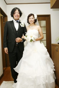 結婚式 二次会 幹事代行 FOR U Ｓ夫妻 新郎新婦写真