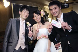結婚式 二次会 1.5次会 幹事代行 プロデュース 関西 大阪 神戸 京都 奈良 和歌山 FOR U 2013.12.7 カフェーヌ（梅田）