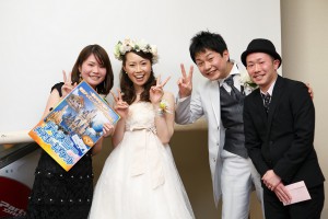 結婚式 二次会 1.5次会 幹事代行 プロデュース 関西 大阪 神戸 京都 奈良 和歌山 FOR U 2014.2.8 大阪リバーサイドホテル（桜ノ宮）