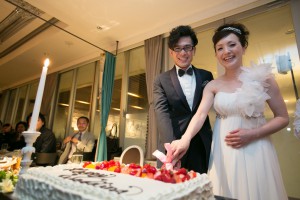 結婚式 二次会 1.5次会 幹事代行 プロデュース 関西 大阪 神戸 京都 奈良 和歌山 FOR U 2014.3.23 シャンデリアテーブル（梅田）