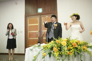 結婚式 二次会 1.5次会 幹事代行 プロデュース 関西 大阪 神戸 京都 奈良 和歌山 FOR U 2014.3.16 ガーデンシティクラブ大阪 （梅田）