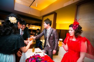 結婚式 二次会 1.5次会 幹事代行 プロデュース 関西 大阪 神戸 京都 奈良 和歌山 FOR U 2014.3.22 ロビン ROBIN（南船場）