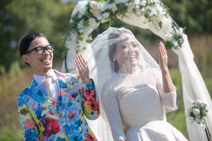 結婚式 二次会 1.5次会 幹事代行 プロデュース 関西 大阪 神戸 京都 奈良 和歌山 FOR U 2014.11.11 野外挙式 披露宴 ウエディング（堺）