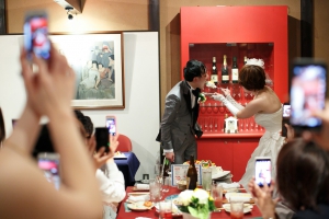 結婚式 二次会 1.5次会 幹事代行 プロデュース 関西 大阪 神戸 京都 奈良 和歌山 FOR U 2014.11.15 リビングバー京都（京都）
