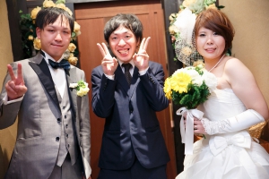 結婚式 二次会 1.5次会 幹事代行 プロデュース 関西 大阪 神戸 京都 奈良 和歌山 FOR U 2014.11.15 リビングバー京都（京都）