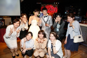 結婚式 二次会 1.5次会 幹事代行 プロデュース 関西 大阪 神戸 京都 奈良 和歌山 FOR U 2015.5.16 HARD ROCK CAFE 本町