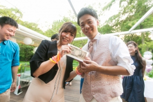 結婚式 二次会 1.5次会 幹事代行 プロデュース 関西 大阪 神戸 京都 奈良 和歌山 FOR U 2015.8.8 IN THE GREEN インザグリーン（北山/京都）