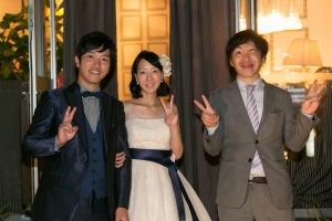 結婚式 二次会 1.5次会 幹事代行 プロデュース 関西 大阪 神戸 京都 奈良 和歌山 FOR U 2015.10.18 デュシャン（三宮）