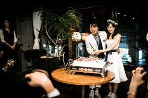 結婚式 二次会 1.5次会 幹事代行 プロデュース アウトドアウエディング 野外ウエディング 関西 大阪 神戸 京都 奈良 和歌山 FOR U 2015.10.24 CAFE CARTA（三ノ宮）