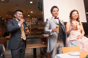 結婚式 二次会 1.5次会 幹事代行 プロデュース アウトドアウエディング 野外ウエディング 関西 大阪 神戸 京都 奈良 和歌山 FOR U 2015.12.20 ITALIAN KITCHEN CUCINA（クッチーナ） 