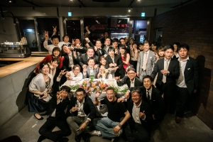 結婚式 二次会 1.5次会 幹事代行 プロデュース アウトドアウエディング 野外ウエディング 関西 大阪 神戸 京都 奈良 和歌山 FOR U 2016.5.7 THE PLACE（梅田・福島）