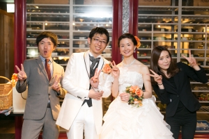 結婚式 二次会 1.5次会 幹事代行 プロデュース アウトドアウエディング 野外ウエディング 関西 大阪 神戸 京都 奈良 和歌山 FOR U 2016.6.18さくら町バール (奈良)