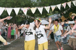結婚式 二次会 1.5次会 幹事代行 プロデュース アウトドアウエディング 野外ウエディング 関西 大阪 神戸 京都 奈良 和歌山 FOR U 2016.8.27 ロッジ舞洲（舞洲）