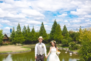 結婚式 二次会 1.5次会 幹事代行 プロデュース アウトドアウエディング 野外ウエディング 関西 大阪 神戸 京都 奈良 和歌山 FOR U 2016.8.27 ロッジ舞洲（舞洲）