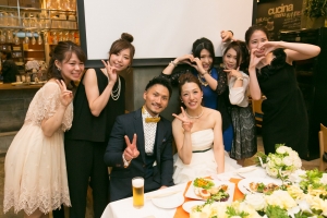 結婚式 二次会 1.5次会 幹事代行 プロデュース アウトドアウエディング 野外ウエディング 関西 大阪 神戸 京都 奈良 和歌山 FOR U 2016.7.4 ITALIAN CUCINA イタリアンクッチーナ 新大阪
