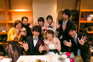 結婚式 二次会 1.5次会 幹事代行 プロデュース アウトドアウエディング 野外ウエディング 関西 大阪 神戸 京都 奈良 和歌山 FOR U 2016.8.13 オステリアオロビアンコ 梅田