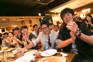 結婚式 二次会 1.5次会 幹事代行 プロデュース アウトドアウエディング 野外ウエディング 関西 大阪 神戸 京都 奈良 和歌山 FOR U 2016.8.13 オステリアオロビアンコ 梅田