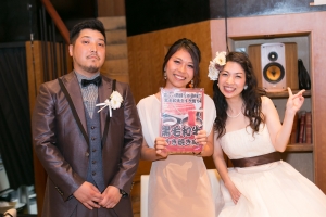 結婚式 二次会 1.5次会 幹事代行 プロデュース アウトドアウエディング 野外ウエディング 関西 大阪 神戸 京都 奈良 和歌山 FOR U 2016.9.11 envue レストランアンヴュー （堀江）