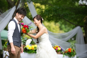 結婚式 二次会 1.5次会 幹事代行 プロデュース アウトドアウエディング 野外ウエディング 関西 大阪 神戸 京都 奈良 和歌山 FOR U 2016.10.1 ロッジ舞洲（舞洲）