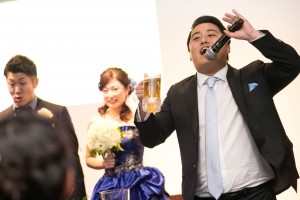 結婚式 二次会 1.5次会 幹事代行 プロデュース アウトドアウエディング 野外ウエディング 関西 大阪 神戸 京都 奈良 和歌山 FOR U 2016.12.17 ジョルオーネ GIORONE(三宮)