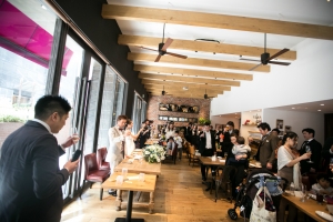 結婚式 二次会 1.5次会 幹事代行 プロデュース アウトドアウエディング 野外ウエディング 関西 大阪 神戸 京都 奈良 和歌山 FOR U 2017.3.19 （THE PLACE KOBE）