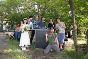 結婚式 二次会 1.5次会 幹事代行 プロデュース アウトドアウエディング 野外ウエディング 関西 大阪 神戸 京都 奈良 和歌山 FOR U 2017.5.14 ロッジ舞洲
