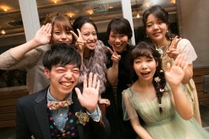 結婚式 二次会 1.5次会 幹事代行 プロデュース アウトドアウエディング 野外ウエディング 関西 大阪 神戸 京都 奈良 和歌山 FOR U 2017.4.1 （タブレス/TABLES/堀江）