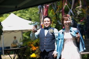結婚式 二次会 1.5次会 幹事代行 プロデュース アウトドアウエディング 野外ウエディング 関西 大阪 神戸 京都 奈良 和歌山 FOR U 2017.5.20 ロッジ舞洲