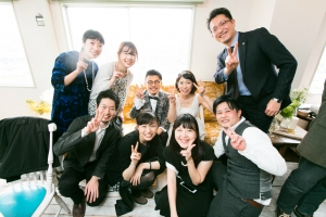 結婚式 二次会 1.5次会 幹事代行 プロデュース アウトドアウエディング 野外ウエディング 関西 大阪 神戸 京都 奈良 和歌山 FOR U 2017.3.25 （マールカフェ）