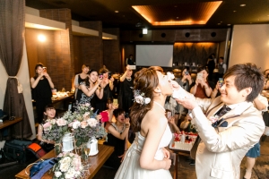 結婚式 二次会 1.5次会 幹事代行 プロデュース アウトドアウエディング 野外ウエディング 関西 大阪 神戸 京都 奈良 和歌山 FOR U 2017.5.27 （RISTORANTE OROBIANCO）リストランテオロビアンコ