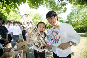 結婚式 二次会 1.5次会 幹事代行 プロデュース アウトドアウエディング 野外ウエディング 関西 大阪 神戸 京都 奈良 和歌山 FOR U 2017.5.28 ロッジ舞洲