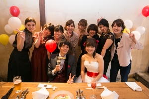 結婚式 二次会 1.5次会 幹事代行 プロデュース アウトドアウエディング 野外ウエディング 関西 大阪 神戸 京都 奈良 和歌山 FOR U 2017.05.03 （カフェシャルボン 堀江）CHARBON