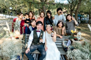 結婚式 二次会 1.5次会 幹事代行 プロデュース アウトドアウエディング 野外ウエディング 関西 大阪 神戸 京都 奈良 和歌山 FOR U 2017.11.3 ロッジ舞洲