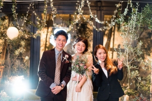 結婚式 二次会 1.5次会 幹事代行 プロデュース アウトドアウエディング 野外ウエディング 関西 大阪 神戸 京都 奈良 和歌山 FOR U 2017.11.4 北堀江マザーズ mothers 北堀江 堀江