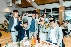 結婚式 二次会 1.5次会 幹事代行 プロデュース アウトドアウエディング 野外ウエディング 関西 大阪 神戸 京都 奈良 和歌山 FOR U 2017.10.21 ロッジ舞洲