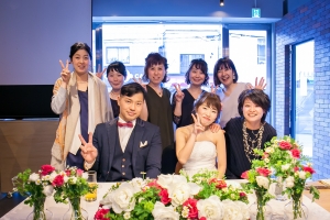 結婚式 二次会 1.5次会 幹事代行 プロデュース アウトドアウエディング 野外ウエディング 関西 大阪 神戸 京都 奈良 和歌山 FOR U 2018.3.24 THE PLACE 梅田
