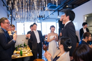 結婚式 二次会 1.5次会 幹事代行 プロデュース アウトドアウエディング 野外ウエディング 関西 大阪 神戸 京都 奈良 和歌山 FOR U 2018.3.24 THE PLACE 梅田
