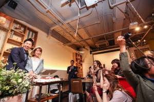 結婚式 二次会 1.5次会 幹事代行 プロデュース アウトドアウエディング 野外ウエディング 関西 大阪 神戸 京都 奈良 和歌山 FOR U 2018.3.25 レガリエッタ 三宮