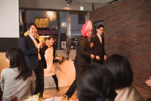 結婚式 二次会 1.5次会 幹事代行 プロデュース アウトドアウエディング 野外ウエディング 関西 大阪 神戸 京都 奈良 和歌山 FOR U 2018.3.10 THE PLACE 梅田