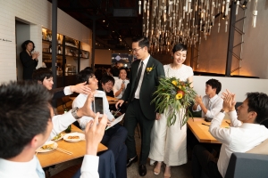 結婚式 二次会 1.5次会 幹事代行 プロデュース アウトドアウエディング 野外ウエディング 関西 大阪 神戸 京都 奈良 和歌山 FOR U 2018.6.9 THE PLACE 梅田