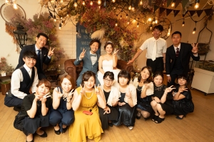 結婚式 二次会 1.5次会 幹事代行 プロデュース アウトドアウエディング 野外ウエディング 関西 大阪 神戸 京都 奈良 和歌山 FOR U 2018.07.16 T.T.banquet 心斎橋