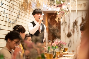 結婚式 二次会 1.5次会 幹事代行 プロデュース アウトドアウエディング 野外ウエディング 関西 大阪 神戸 京都 奈良 和歌山 FOR U 2018.07.16 T.T.banquet 心斎橋