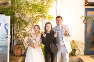結婚式 二次会 1.5次会 幹事代行 プロデュース アウトドアウエディング 野外ウエディング 関西 大阪 神戸 京都 奈良 和歌山 FOR U 2018.07.15 CAFE GARB