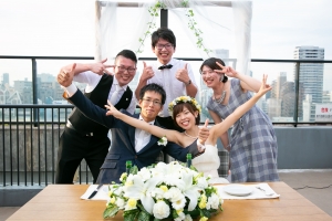 結婚式 二次会 1.5次会 幹事代行 プロデュース アウトドアウエディング 野外ウエディング 関西 大阪 神戸 京都 奈良 和歌山 FOR U 2018.07.28 グルニエ36 天満橋