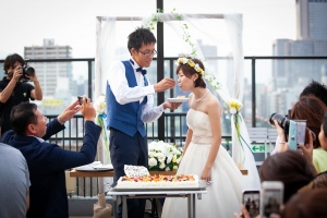 結婚式 二次会 1.5次会 幹事代行 プロデュース アウトドアウエディング 野外ウエディング 関西 大阪 神戸 京都 奈良 和歌山 FOR U 2018.07.28 グルニエ36 天満橋